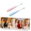 Hohopeti 2pcs Kids Toothbrush Set, 3-5 Years Old, Infants Cleaning Toothbrush, Bristle Brush, Finger Toothbrush for Toddlers view 2