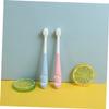 Hohopeti 2pcs Kids Toothbrush Set, 3-5 Years Old, Infants Cleaning Toothbrush, Bristle Brush, Finger Toothbrush for Toddlers view 3
