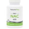 NaturesPlus PRO NAC 600 mg - High Strength N Acetyl Cysteine Supplement, Easy to Swallow, One a Day - Vegetarian, Gluten Free - 60 Capsules view 1