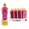 Boost Sports Drinks Raspberry & Mango | 12 Isotonic Drink with Vitamin B12 and B6 | Electrolyte Drink | Maximum Hydration Drinks | Low Calorie Vegan Adult Soft Drinks Multipacks | 12x500ml view 1