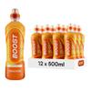 Boost Sports Drink Orange Flavour 12 Isotonic Drink with Vitamin B12 and B6 Electrolyte Drink Maximum Hydration Drinks Low Calorie Vegan Adult Soft Drinks Multipacks 12x500ml view 1