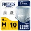 10 x Friends Pants Super Medium | Unisex High Absorbency Incontinence Pull Up Pants view 1
