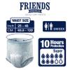 10 x Friends Pants Super Medium | Unisex High Absorbency Incontinence Pull Up Pants view 2