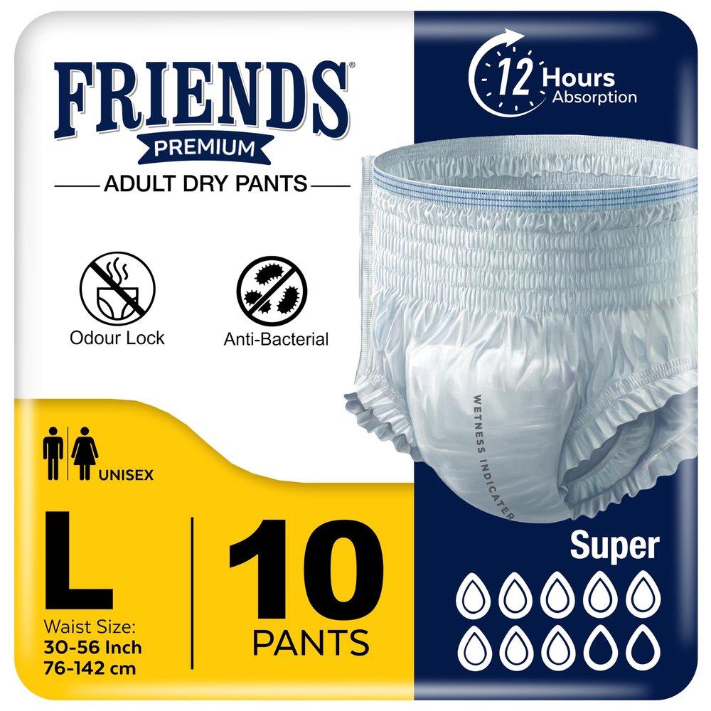 10 x Friends Pants Super Large | Unisex High Absorbency Incontinence Pull Up Pants