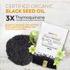 Black Seed Oil 240 Double Strength Capsules - Premium Cold Pressed Virgin Oil, High Strength Thymoquenine 3X% | 1000mg Softgels with Zero Additives (Non-GMO) Made in UK by Inner Vitality view 2