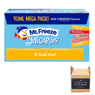 SHANZA DEPARTMENTAL'S Mr. ze Pops Assorted Flavours 140 x 45ml (Cola,Lemonade,Raspberry,Strawberry+Tropical) By Shanza Departmental, 1.0 count