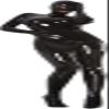 Sexy Black Latex Rubber Catsuit with Latex Hood Latex Gloves Latex Socks,Black-Male,XX-Large view 1