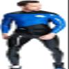 Male Back Zip Catsuit Latex Man Catsuit Latex,Photo Color,X-Small view 1