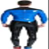 Male Back Zip Catsuit Latex Man Catsuit Latex,Photo Color,X-Small view 2