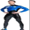 Male Back Zip Catsuit Latex Man Catsuit Latex,Photo Color,X-Small view 3