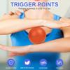 URAQT Lacrosse Massage Ball Set, 2 Pack Body and Foot Massage Roller, Muscle Massager Hard Lacrosse Ball for Plantar Fasciitis, Trigger Point Therapy, Deep Tissue, Myofascial Release view 3