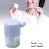Altsuceser Portable Contact Cleaning Bottle Washer with Tweezer Drawstring, Contact-Lens Cleaner Manual Cleaner Machine for Contact-Lens Blue view 3