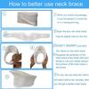 SPUZZO Chin Support Neck Brace,Neck Stretcher,Collar Heavy Duty Orthopedic Cervical For Pain And Universal Brace Device Holder Soft Vertebrae Relief Improved view 4