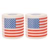 FOYTOKI Decorative Toilet Paper Rolls American Flag Print 2 Pack 3-Ply 150 Sheets Flexible Thickened Bathroom Tissue Good Water Absorption view 1
