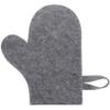 Beaupretty Felt Sauna Glove for Bathing White and Gray Options Five Finger Design for Heat Protection and Exfoliation view 1