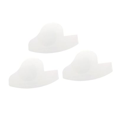 Beavorty Beard Applicator Cards 3pcs White Hairline Design Board Hairline Enhancing Tool for Men Beard Styling Barbershop Supply