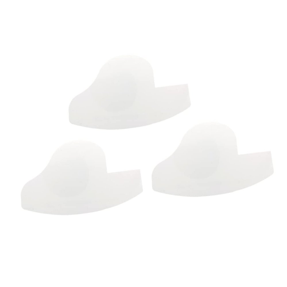 Beavorty Beard Applicator Cards 3pcs White Hairline Design Board Hairline Enhancing Tool for Men Beard Styling Barbershop Supply