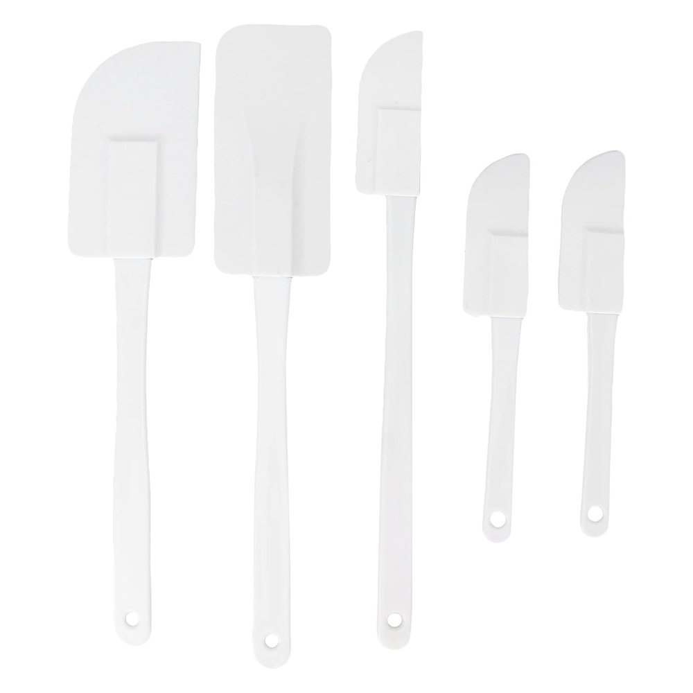5pcs Wax Spatula Set, Silicone Spatula Waxing Applicator, Hair Removal Waxing Scraper, Hard Wax Sticks for Wax Warmer, Silicone Stir Sticks for Home Salon