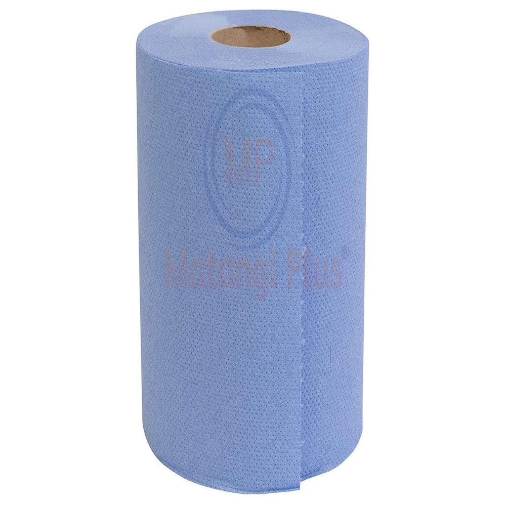 6 Roll- Premium Quality Blue Centrefeed Rolls 2 Ply Embossed Recycled Paper Towels Hand Towels Tissue Kitchen Blue Rolls Wipe Away Wall Mounted Lockable Rolls for Home Office Garage Bathroom