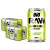 RAW Organic Hydration Natural Isotonic Soft Drink, Still, no added sugar, no artificial sweeteners, Caffeine free, Vegan, Gluten Free - Lemon & Lime Pack 12 view 1