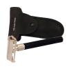 SS Instrumentx Premium Double Edge Safety Razor Single Blade Metal Reusable Stainless Steel Safety Razor For Men & Women Comes with a Leather Pouch (Black) view 2