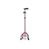 Folding Lightweight Walker Built-in LED Lights, Collapsible Crutches - Multi-Function Non-Slip Four Feet, Elder Adjustable Height Cane with Four Corners, Disabled Person Interesting view 1