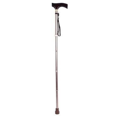 Walkers for seniors Wooden Handle Walking Stick Adjustable Folding Safety Walking Stick for Elderly Blind Walking Stick Guide Crutch for Blind Elderly rollator walker Durable Mobility Aid Interesting