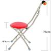 Skilled crutch stool walker triple cane folding stool, red Interesting view 2