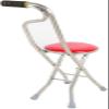 Skilled crutch stool walker triple cane folding stool, red Interesting view 3