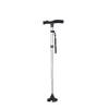 Crutches Folding Walking Stick Canes -Leg Base, Adjusted Height-Telescopic Disability Medical Aid Elderly Crutches Aluminum Anti-Skid Walker with Lights and Straps Interesting view 1