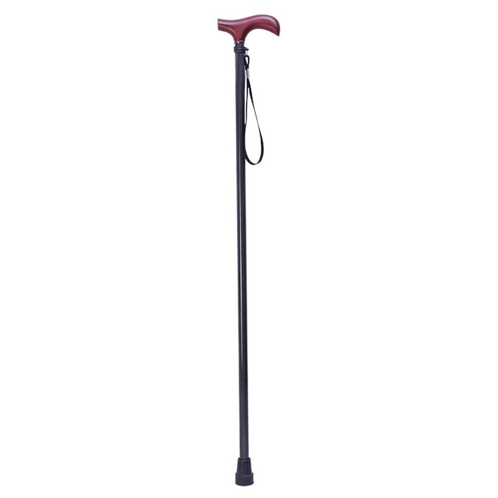 Walking stick, Flexible And Durable Walking Aid, Adjust Height Is Not Supported,86cm,carbon Fiber,Non Slip Walking Cane,Elderly Crutches,Black Interesting