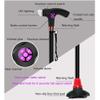 Walkers for seniors Multi-Function Intelligent Elderly Crutches Walking Cane Stick Adjustable LED Light Non-Slip Telescopic Walking Stick Smart Radio Alarm Aluminum Crutches rollator walker Durable view 2