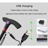 Walkers for seniors Multi-Function Intelligent Elderly Crutches Walking Cane Stick Adjustable LED Light Non-Slip Telescopic Walking Stick Smart Radio Alarm Aluminum Crutches rollator walker Durable view 4
