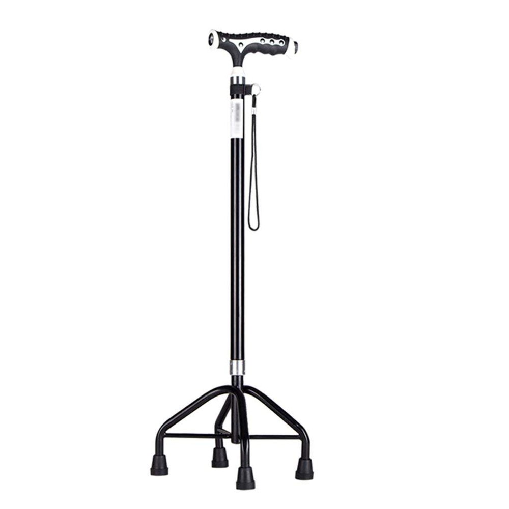 Walking Stick/Crutches Aluminum Alloy Walking Canes with LED Light Ergonomic Handle 10 Adjustable Height Levels for Elderly Men or Women Disabled Cane Interesting