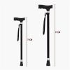 Elderly Cane, Old Man Walking Stick Tapping Stick T Handle Baston Elder Stable Crutch Hiking Elderly and Arthritis Seniors Disabled, Black Walk for Elderly (Color : Black) Interesting view 4