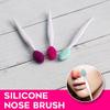 PiurUf Acne needle 1PC Beauty Nose Brush Remove Acne Blackheads Clean Brush Massager Silicone Exfoliating Face Nose Brushes Cares Clean Tool Acne needle set (Size : France) view 2