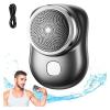 2023 New Upgrade Powerful Storm Shaver Men's Electric Shavers, Rechargeable USB Electric Shaver, Portable Mini Shaver, Pocket Size Wet and Dry, Easy One-Button Use (Black) view 1