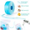 Coconut-Oil Infused Woven Dental Floss,Deep Clean Natural Vegetable Waxed Floss,Extra Wide Cleaning and Slides Smoothly & Easily,PFAS Free | Orange Flavored(33 Yds x 2 Unit) view 4