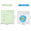 Coconut-Oil Infused Woven Dental Floss,Deep Clean Natural Vegetable Waxed Floss,Extra Wide Cleaning and Slides Smoothly & Easily,PFAS Free | Coconut Flavored(33 Yds x 2 Unit) view 3