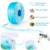 Coconut-Oil Infused Woven Dental Floss,Deep Clean Natural Vegetable Waxed Floss,Extra Wide Cleaning and Slides Smoothly & Easily,PFAS Free | Coconut Flavored(33 Yds x 2 Unit) view 4