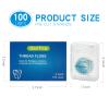 840D Fluffy Floss Threaders,Deep Clean Dental Floss for Braces, Bridges, and Implants,Super Floss Pre-Cut Strands and Mint Aroma 100 Count (Pack of 2) view 2