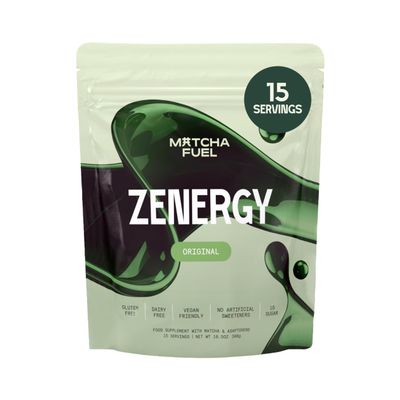 Matcha Fuel SuperLatte - Mushroom, Superfood & Adaptogenic Matcha Powder | Energy, Focus & Immunity | Lion's Mane, Reishi, Cordyceps, KSM-66 Ashwagandha | Gluten Free | Vegan | 15 Servings (300g)
