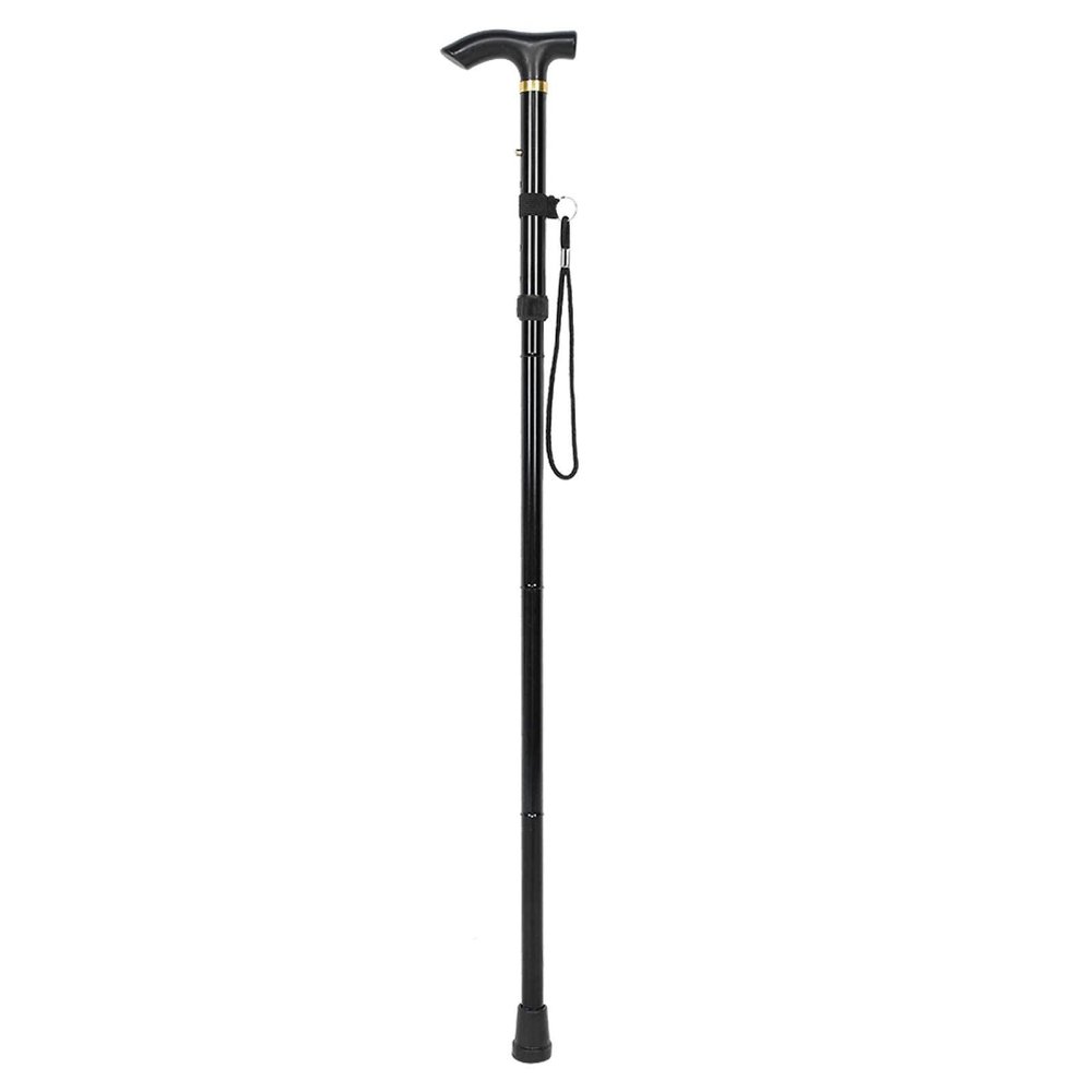 Adjustable Walking Sticks, Folding Canes Mountaineering Sticks with Features Security Strap Fully Collapsible Aluminum for Older Men Women Mountaineers Interesting