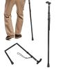 Adjustable Walking Sticks, Folding Canes Mountaineering Sticks with Features Security Strap Fully Collapsible Aluminum for Older Men Women Mountaineers Interesting view 3