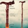 walking sticks Hardwood Walking Sticks For Man And Woman | Carved Longevity Peach Handle | Non-Slip Walker Assisting For Daily Mobility Interesting view 2