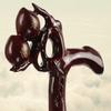 walking sticks Hardwood Walking Sticks For Man And Woman | Carved Longevity Peach Handle | Non-Slip Walker Assisting For Daily Mobility Interesting view 3