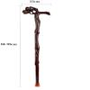 walking sticks Hardwood Walking Sticks For Man And Woman | Carved Longevity Peach Handle | Non-Slip Walker Assisting For Daily Mobility Interesting view 4