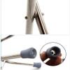 2 in 1Folding Cane Seat Elderly Crutches stool net Thick stainless steel Folding design Tall Unisex for Elderly As GiftHeight Adjustable Lightweight Tripod Walking Stick Interesting view 2