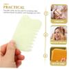minkissy 2pcs Jade Comb Gua Sha Comb Head Scalp Massage Guasha Massage Scraper Tool for Hair Care and Relaxation view 2
