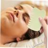 minkissy 2pcs Jade Comb Gua Sha Comb Head Scalp Massage Guasha Massage Scraper Tool for Hair Care and Relaxation view 3